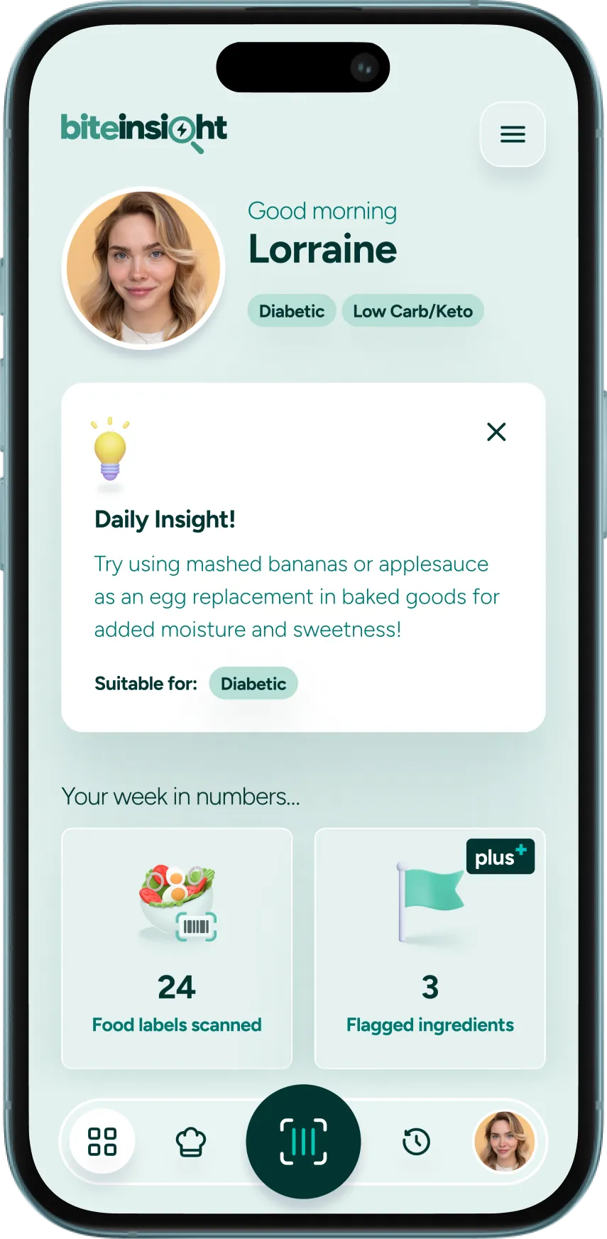 Bite Insight app